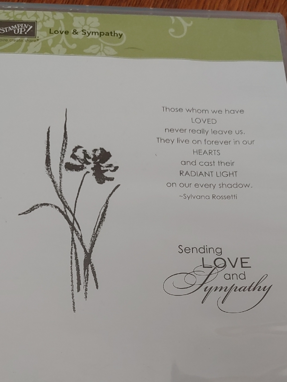 Stampin' Up! Love & Sympathy Stamps